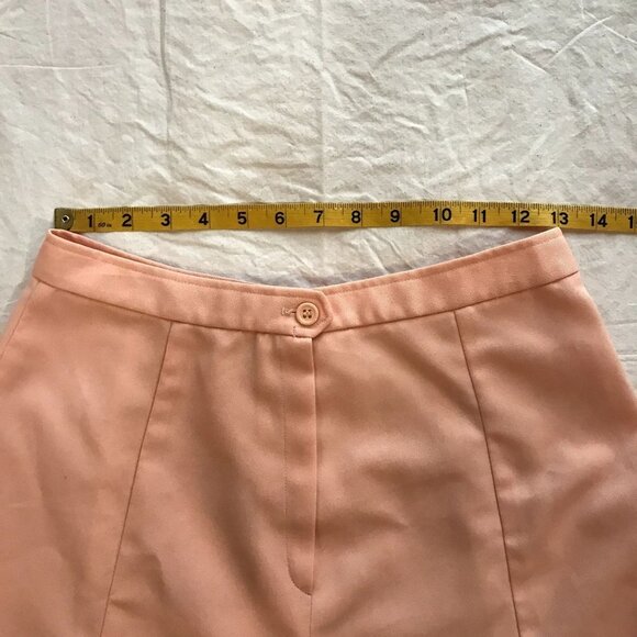 Vintage 1970s Pink Trumpet Skirt Herald House - Picture 3 of 9